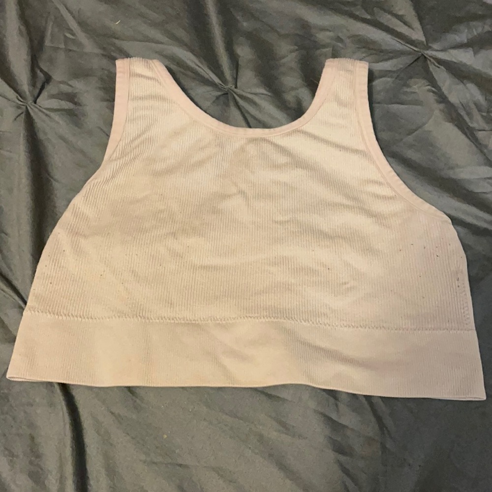 Beige sports bra